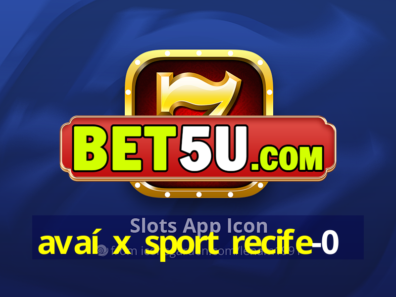 avaí x sport recife